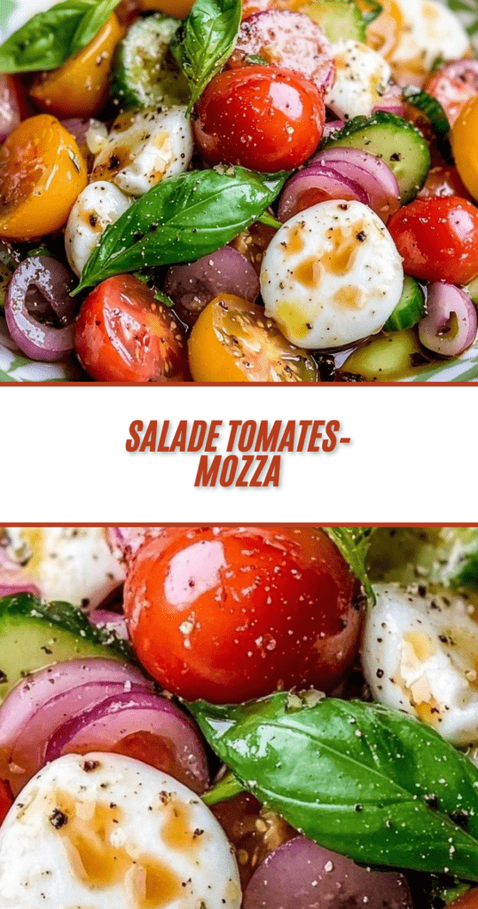 Salade tomates–mozza