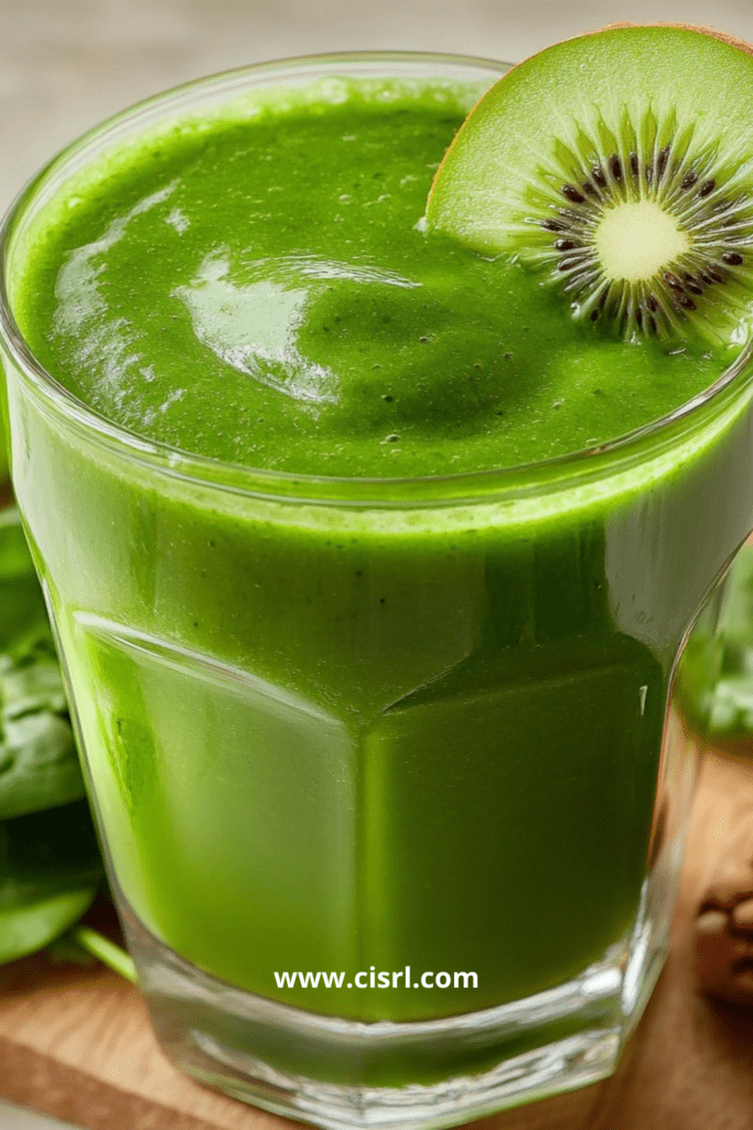 Smoothie vert kiwi & épinards